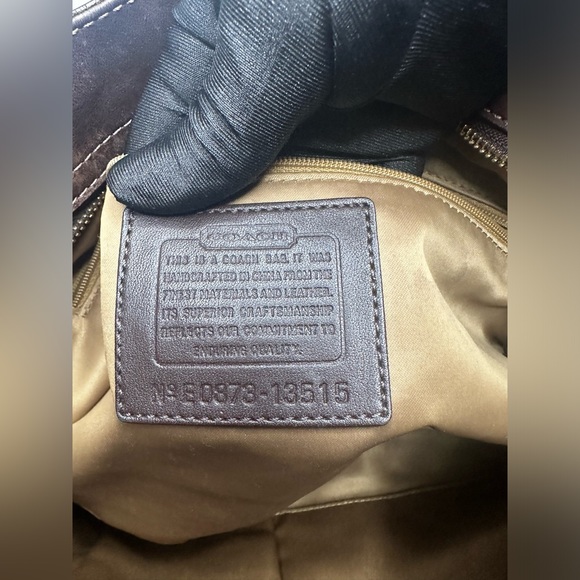 Coach Est. 1941 Zoe Vintage Mosaic Leather Signature Patchwork hobo purse EUC - Picture 4 of 17